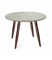 Стол Sheffilton SHT-TU15/TT 90 МДФ артикул SHT-T206 медный металлик/дуб верона белый