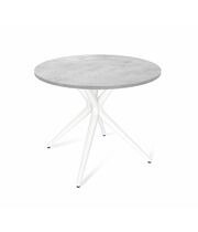 Стол Sheffilton SHT-TU30/90 ЛДСП артикул SHT-T165 белый/бетон Чикаго светло-серый