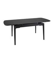 Стол обеденный SIGNAL SENTO черный/черный 120-180/80