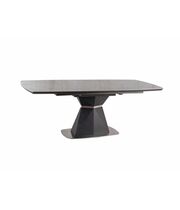 Стол обеденный SIGNAL CORTEZ серый керамический/матовый антрацит