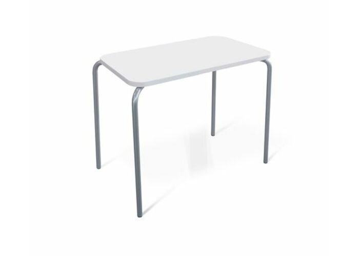 Стол Sheffilton SHT-T35 70/50 артикул SHT-T109 белый матовый/хром лак