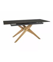 Стол обеденный SIGNAL LORETO Ceramic Ossido Bruno коричневый/дуб, 180-230/90