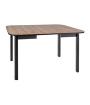 Стол обеденный SIGNAL DANTE II дуб артизан/черный 90-130/90