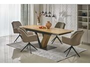 Стол обеденный HALMAR FANIS натуральный/черны..