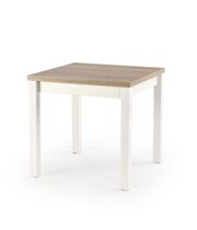 Стол обеденный HALMAR GRACJAN дуб сонома/белый, 80-160/80/76