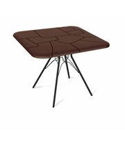 Стол Sheffilton SHT-TU34-P/TT30 83/83 черный муар/коричневый