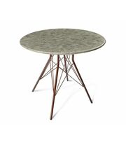 Стол Sheffilton SHT-TU2-1/МДФ 80 лофт медь/медный металлик