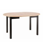 Стол обеденный SIGNAL DANTE дуб артизан/черный мат, 102-142/102/75