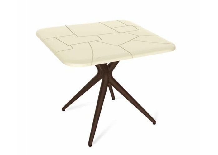 Стол Sheffilton SHT-TU30/TT30 83/83 артикул SHT-СП01 бежевый/коричневый
