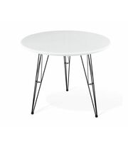 Стол Sheffilton SHT-TU10/80 МДФ артикул SHT-T64 черный/белый