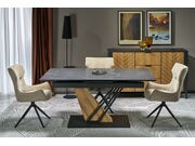 Стол обеденный HALMAR VOLANT 140 черный мрамо..