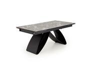 Стол обеденный HALMAR HILARIO черный мрамор/ч..