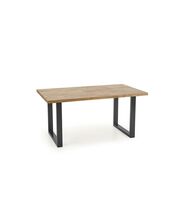 Стол обеденный HALMAR RADUS дуб натуральный/черный, 160/90/76