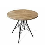 Стол Sheffilton SHT-TU2-1/80 МДФ артикул SHT-T78 черный/дуб тортуга