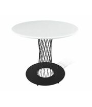 Стол Sheffilton SHT-TU3-1/80 МДФ артикул SHT-T50 черный муар/белый