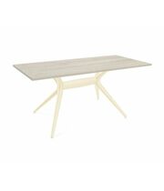 Стол Sheffilton SHT-TU30-2/120/80 ЛДСП артикул SHT-T164 бежевый/дуб беленый