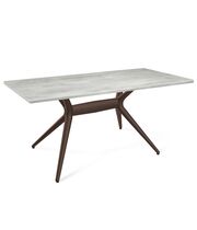 Стол Sheffilton SHT-TU30-2/TT 120/80 МДФ коричневый/бетон светлый