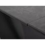 Стол обеденный SIGNAL DIUNA Ceramic Noir Desire черный/черный мат, 160-240/90