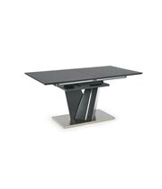 Стол обеденный HALMAR SALVADOR темно-серый, 160-200/90/77