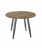 Стол Sheffilton SHT-TU14/90 ЛДСП артикул SHT-T171 черный муар/дуб галифакс табак