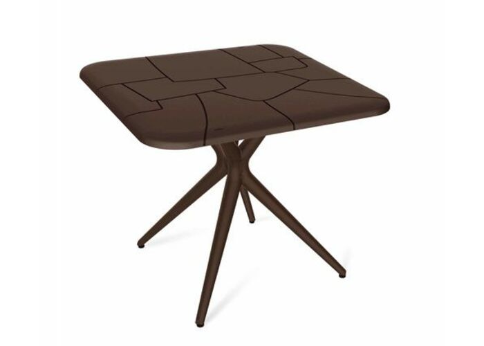 Стол Sheffilton SHT-TU30/TT30 83/83 артикул SHT-СП01 коричневый/коричневый