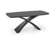 Стол обеденный HALMAR SILVESTRO темно-серый/ч..