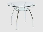 Стол обеденный SIGNAL FINEZJA A прозрачный/хр..