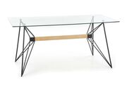 Стол обеденный HALMAR ALLEGRO черный/бук, 160..