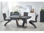 Стол обеденный HALMAR BILOTTI темно-серый/оре..