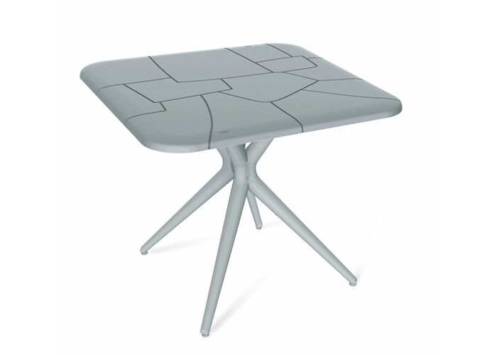 Стол Sheffilton SHT-TU30/TT30 83/83 артикул SHT-СП01 серый/серый