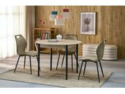 Стол обеденный HALMAR PIVOT дуб артизан/черны..