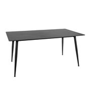 Стол обеденный SIGNAL RION черный/черный, 160/90/76