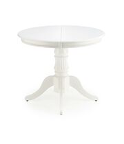 Стол обеденный HALMAR WILLIAM белый/белый, 90-124/90/75