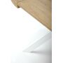 Стол обеденный HALMAR PERONI дуб золотой/белый, 100-250/100/75