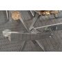 Стол обеденный SIGNAL AGIS II прозрачный/хром 140/80