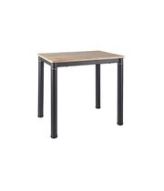 Стол обеденный SIGNAL DAMAR дуб артизан/черный мат, 80/60