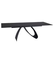 Стол обеденный SIGNAL DIUNA черный/черный мат, 160-240/90