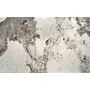 Стол обеденный HALMAR FERNANDO белый мрамор/черный, 160-240/92/75