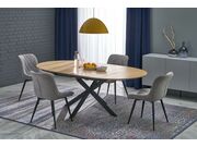 Стол обеденный HALMAR ACORD натуральный/черны..