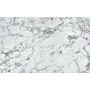 Стол обеденный HALMAR PERONI белый мрамор/черный, 100-250/100/75