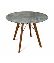 Стол Sheffilton SHT-TU9-2/ТT27-1 90 пластик HPL темный орех/бостон темный