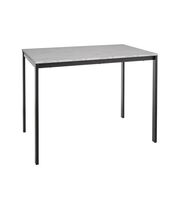 Стол обеденный SIGNAL MARIO эффект белого мрамора/черный 100/60