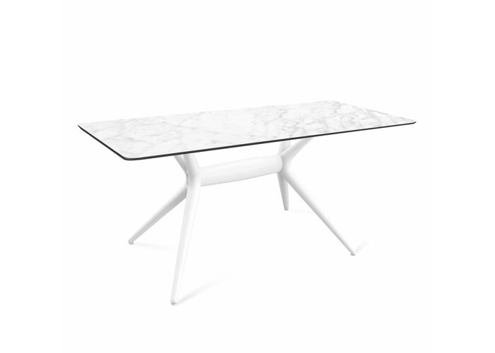 Стол Sheffilton SHT-TU30-2/ТT27-1 120/76 пластик белый/белая аврора