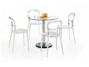 Стол обеденный HALMAR CYRYL бесцветный/хром, ..