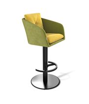 Стул барный Sheffilton SHT-ST43-2/S137 фисташковый десерт/стальной/черный муар