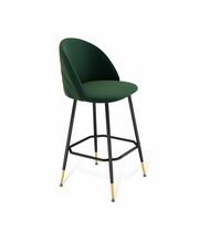 Стул барный Sheffilton SHT-ST35-2/S131 артикул СТ-517 лиственно-зеленый/черный муар/золото