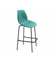 Стул барный Sheffilton SHT-ST29-C12/S29 артикул СТ-254 голубая лагуна/черный муар