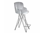 Стул барный Sheffilton SHT-ST39-1/S66 серое о..