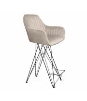 Стул барный Sheffilton SHT-ST38-1/S66 лунный мрамор/черный муар