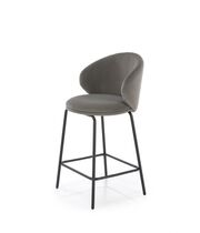 Стул барный HALMAR H121 серый/черный